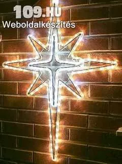 Karácsonyi világító csillag figura IP44, kültérre is
